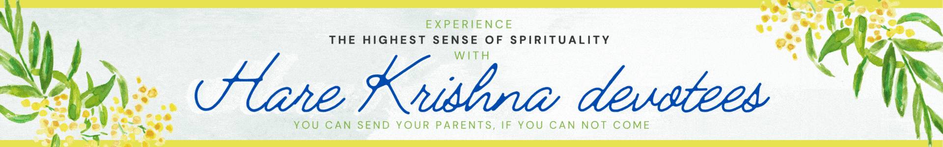 Hare Krishna devotees